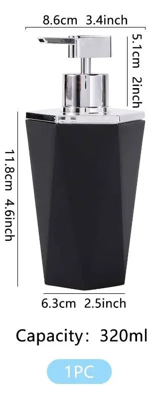 Luxuoso Conjunto De 4 Peças Saboneteira Lavabo Para Banheiro