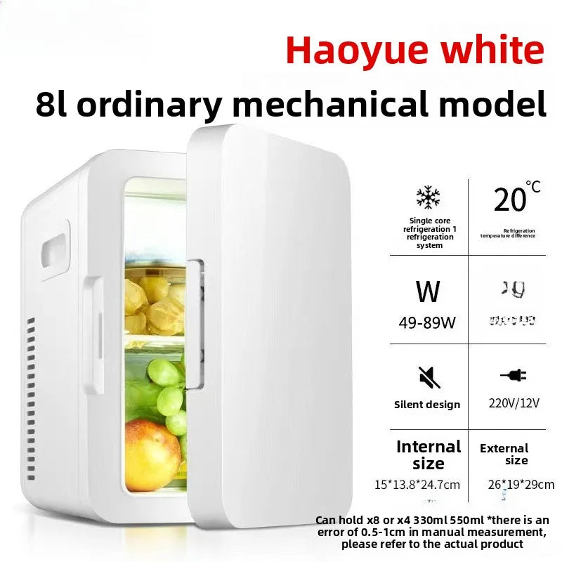 8L Refrigerator Universal Cold and Warm Box Car Home Dual-purpose Mini Small Refrigerator Refrigerator Car Home Dual-purpose