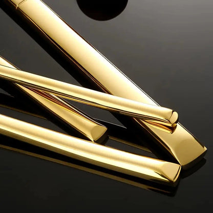 6/30pcs Stainless steel cutlery set, high-end steak knife, fork, dessert spoon, suitable for restaurant banquets parties