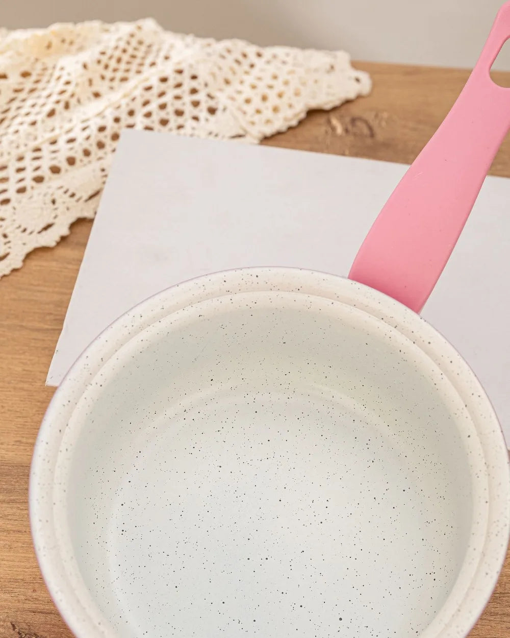 13pcs Durable Non Stick Cookware Set Maifanstone Multifunctional Soup Milk Pot Kitchen Utensil Frying Pan Household