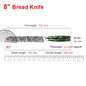 Kitchen Knife Chef Japanese Knife Laser Damascus Pattern Knife Cut Meat Fruit Bread Vegetable Boning Knife Slicing Utility Knife