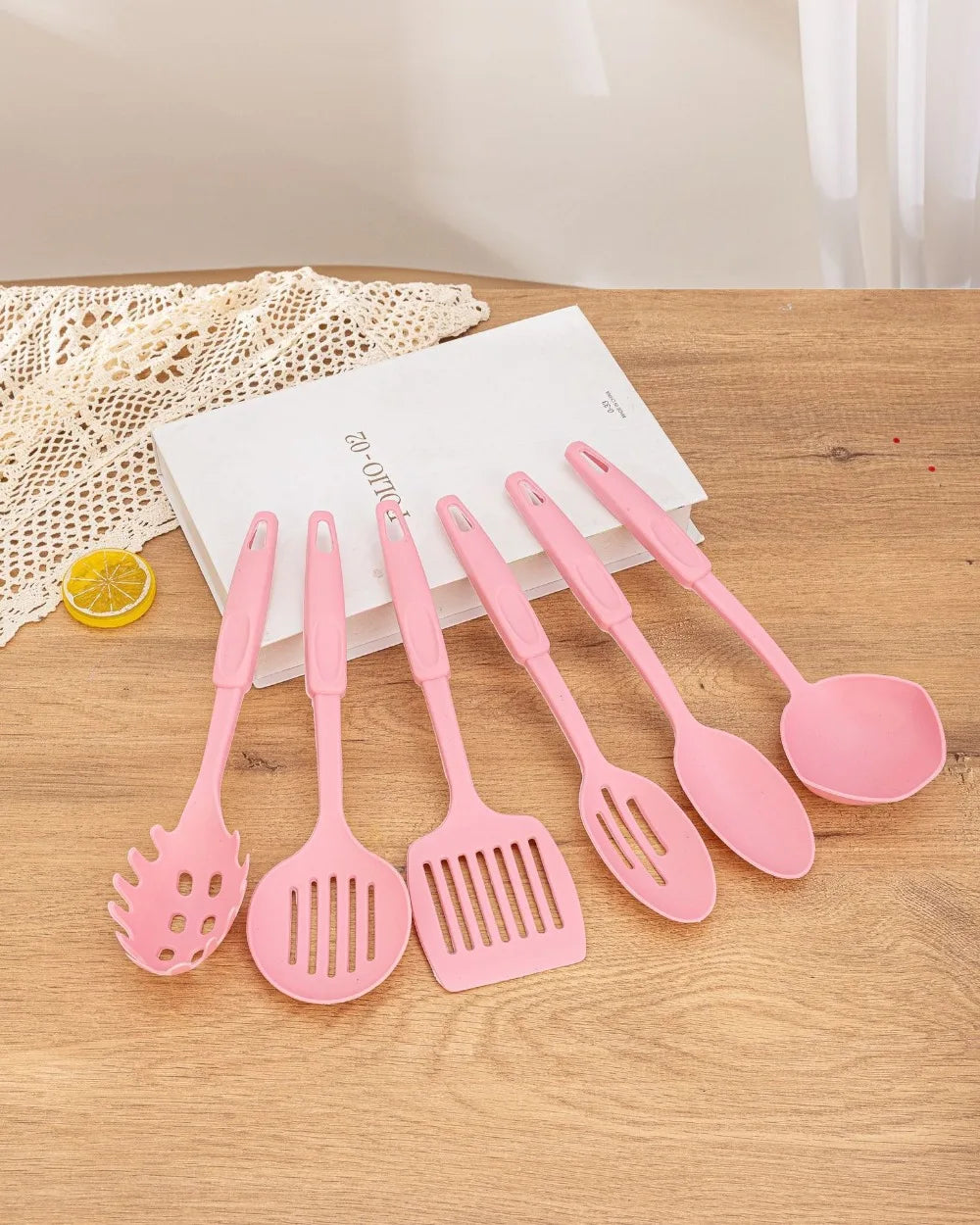 13pcs Durable Non Stick Cookware Set Maifanstone Multifunctional Soup Milk Pot Kitchen Utensil Frying Pan Household