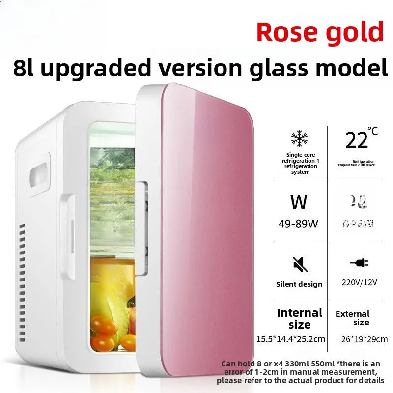 8L Refrigerator Universal Cold and Warm Box Car Home Dual-purpose Mini Small Refrigerator Refrigerator Car Home Dual-purpose