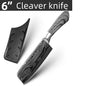 Kitchen Knife Damascus Laser Chef Knife 5 7 8 Inch Meat Cleaver Japanese Santoku Knive Butcher Slicing Cutter for Fish Vegetable