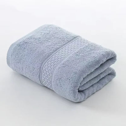 Bath Towel Washcloth Cotton Towel Solid Color Soft Absorbent Towels Multipurpose Use For Hotel Bathroom