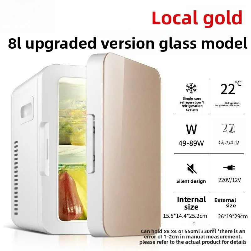 8L Refrigerator Universal Cold and Warm Box Car Home Dual-purpose Mini Small Refrigerator Refrigerator Car Home Dual-purpose