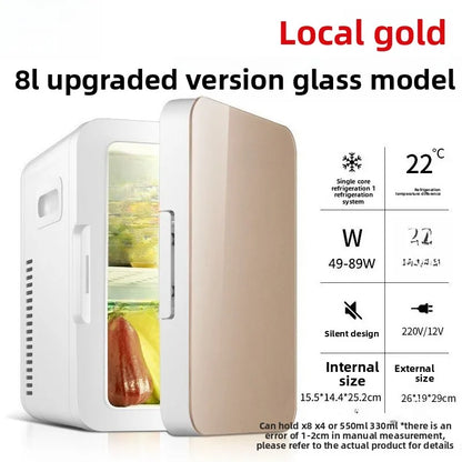 8L Refrigerator Universal Cold and Warm Box Car Home Dual-purpose Mini Small Refrigerator Refrigerator Car Home Dual-purpose